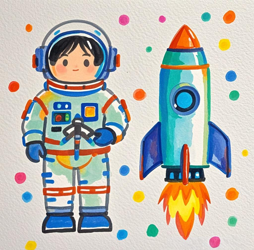 星际探险:绘制飞船与宇航员遨游太空的创意画教程与素材推荐