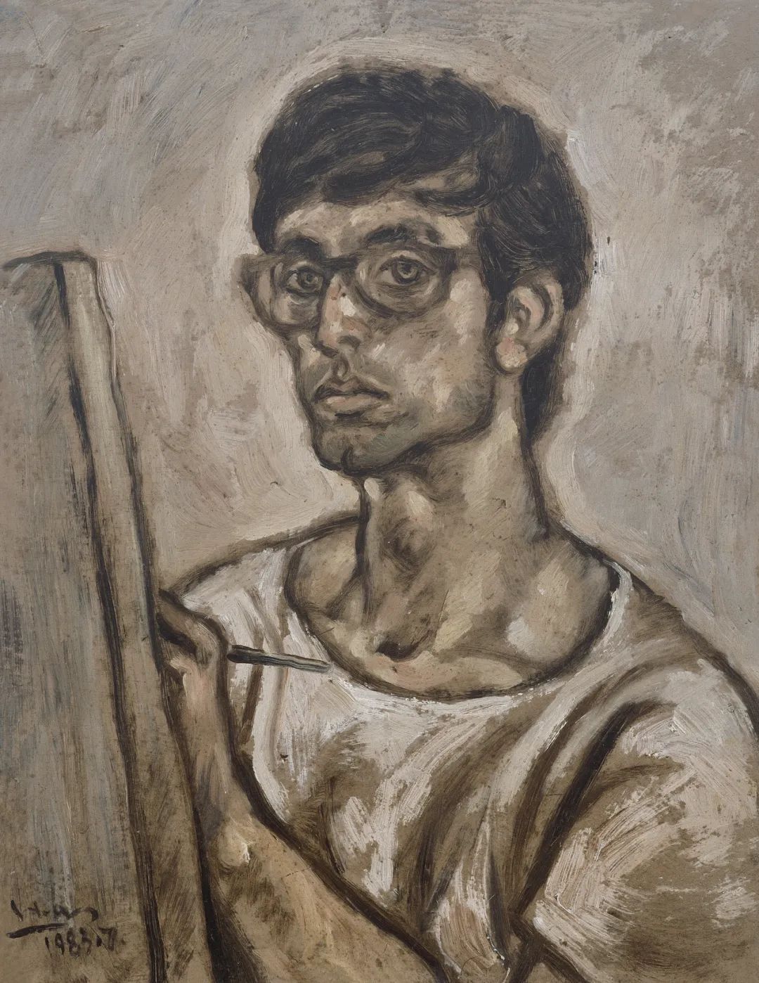 张晓刚带着什么回到成都?