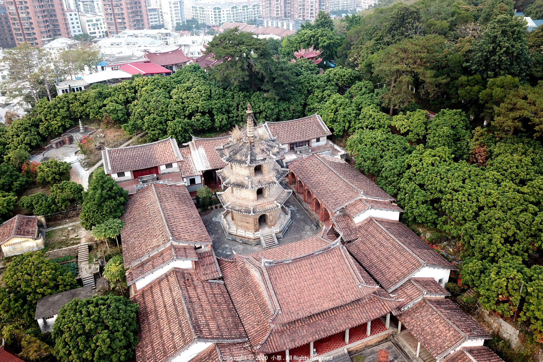 航拍国家宝藏-福建莆田荔城报恩寺塔