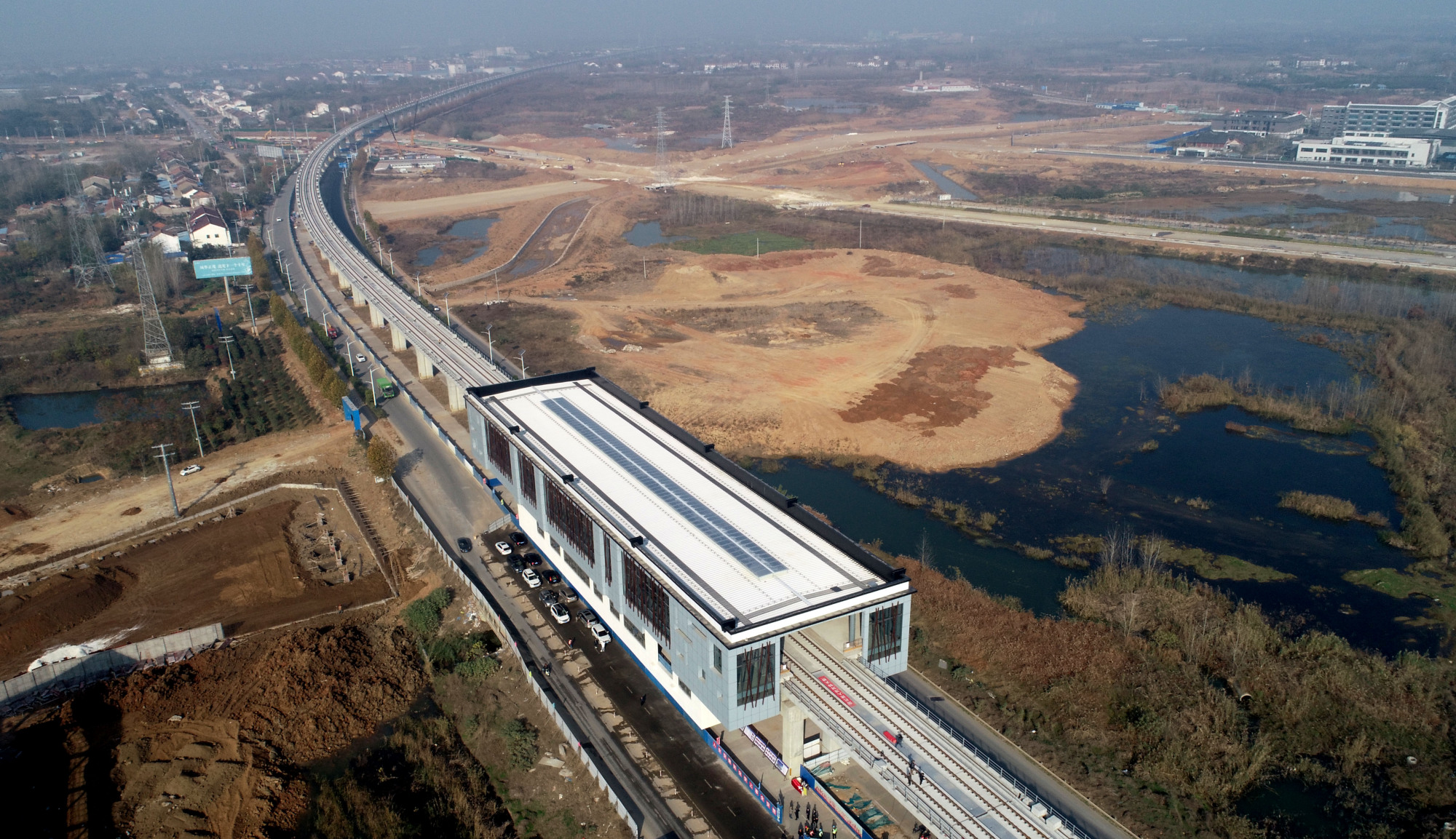 滁宁城际铁路首座车站竣工