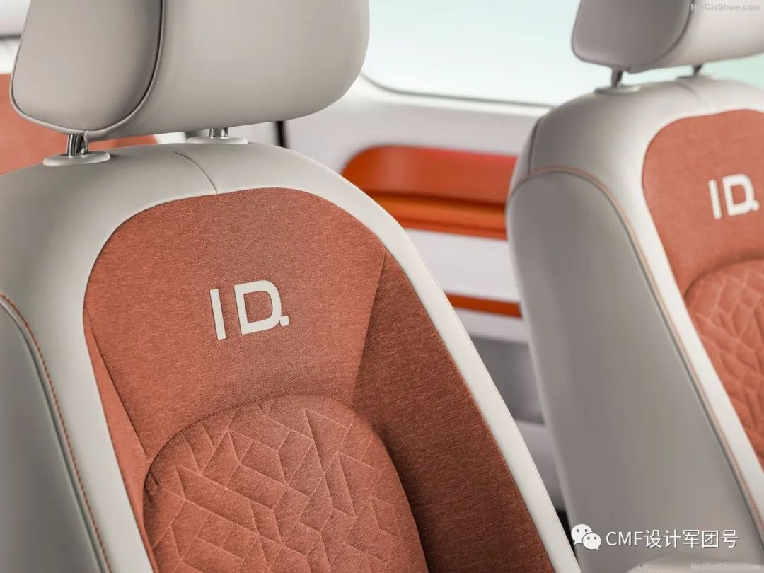 多图|大众发布全新双色电动汽车,内外饰设计解析