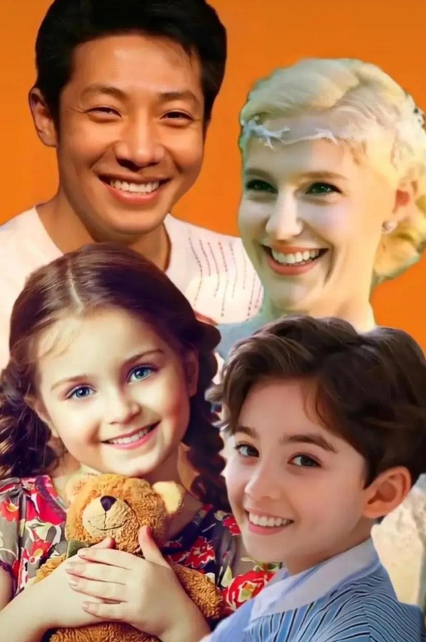 央视主持人撒贝宁娶了个外国媳妇,生了一对龙凤胎好像相貌胜过了他们