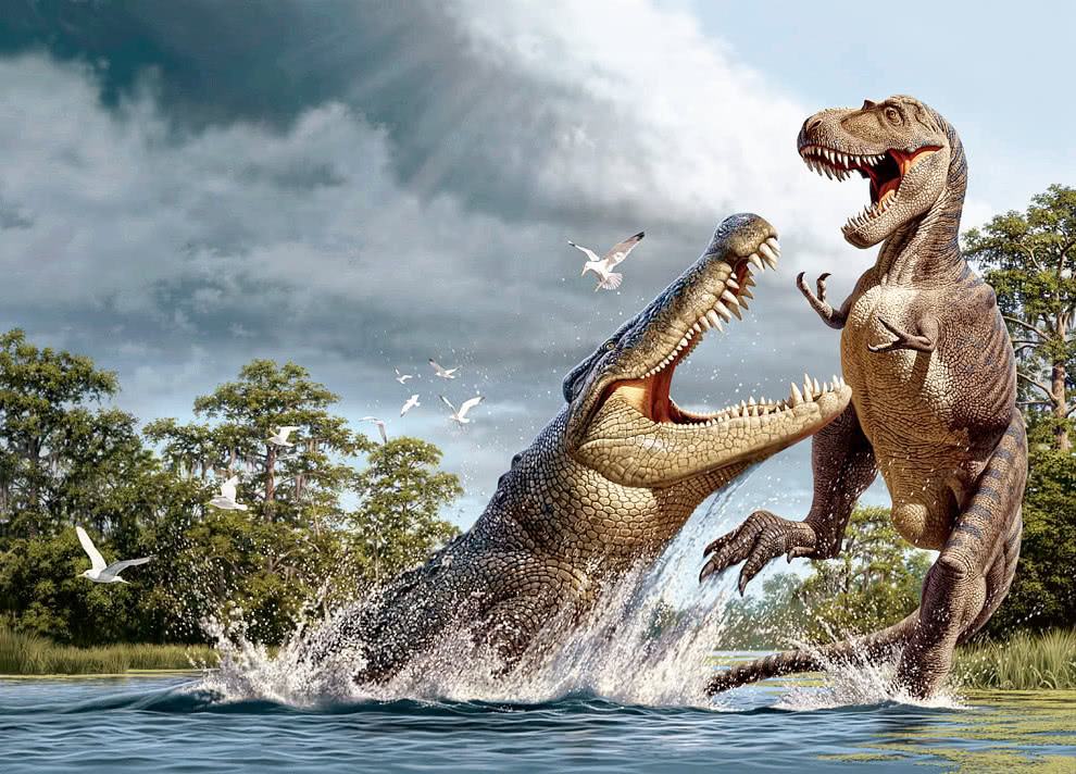 1.1亿年前"鳄"势力,以恐龙为食,咬合力重达8吨,比霸王龙还强