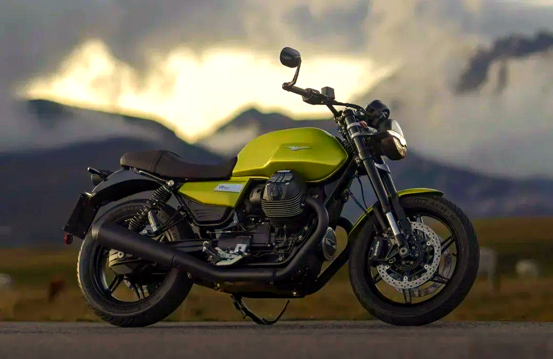 摩托古兹v7复古摩托车:设计独特,细节出众,新款上市引关注