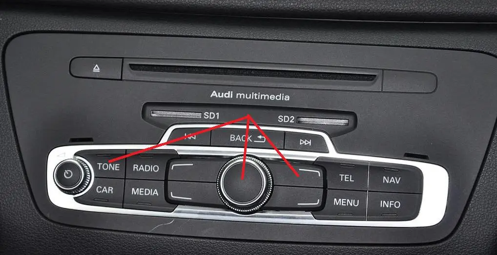 若要重新启动奥迪a3的mmi系统,一个简单有效的方法是长时间按压音量