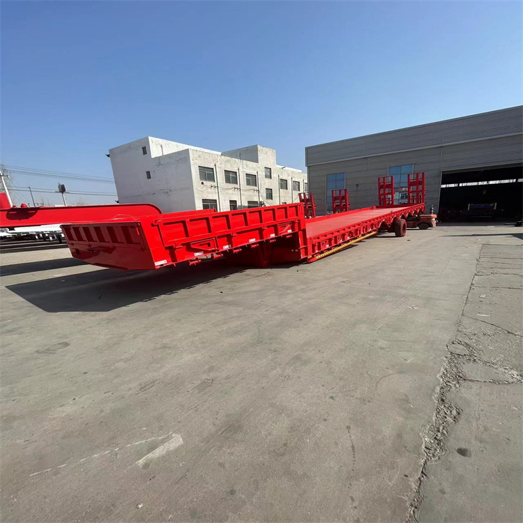 六线十二轴低平板半挂车