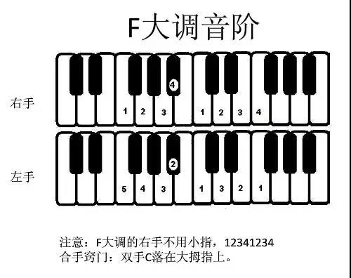 哈哈熊干货知识收藏:大小调音阶指法表
