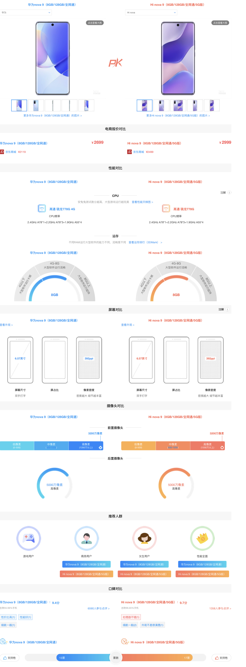 华为hi nova9参数配置图片