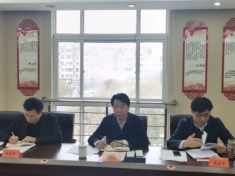 张武林副厅长调研指导泰州市司法行政系统重点工作(图)