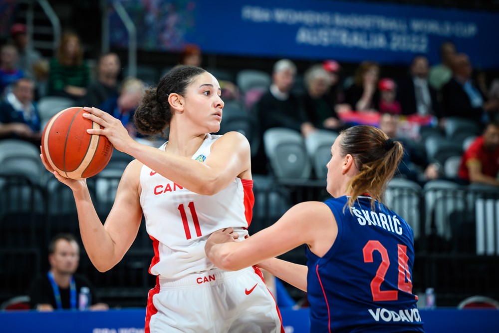 女篮世界杯:加拿大队67-60力克塞尔维亚队,收获世界杯首胜!