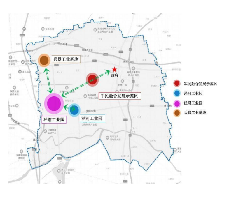 高陵区规划图通远镇图片