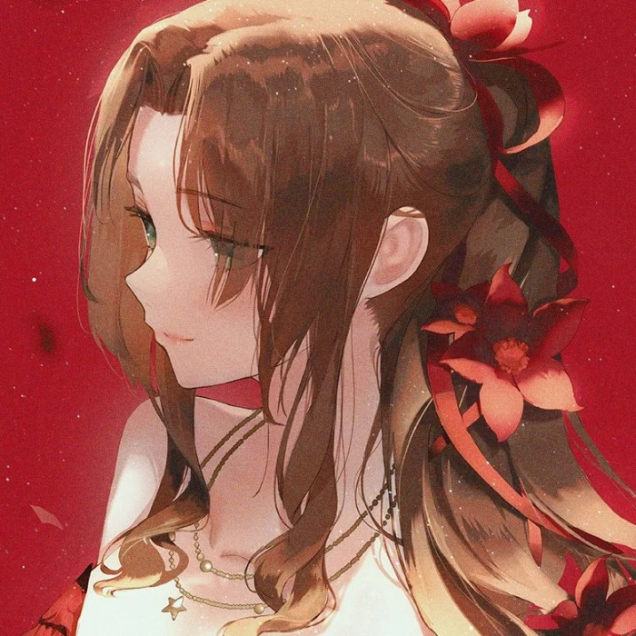 红色系古风动漫头像|生活有望穿秋水的期待,也会有的意想不到的欣喜