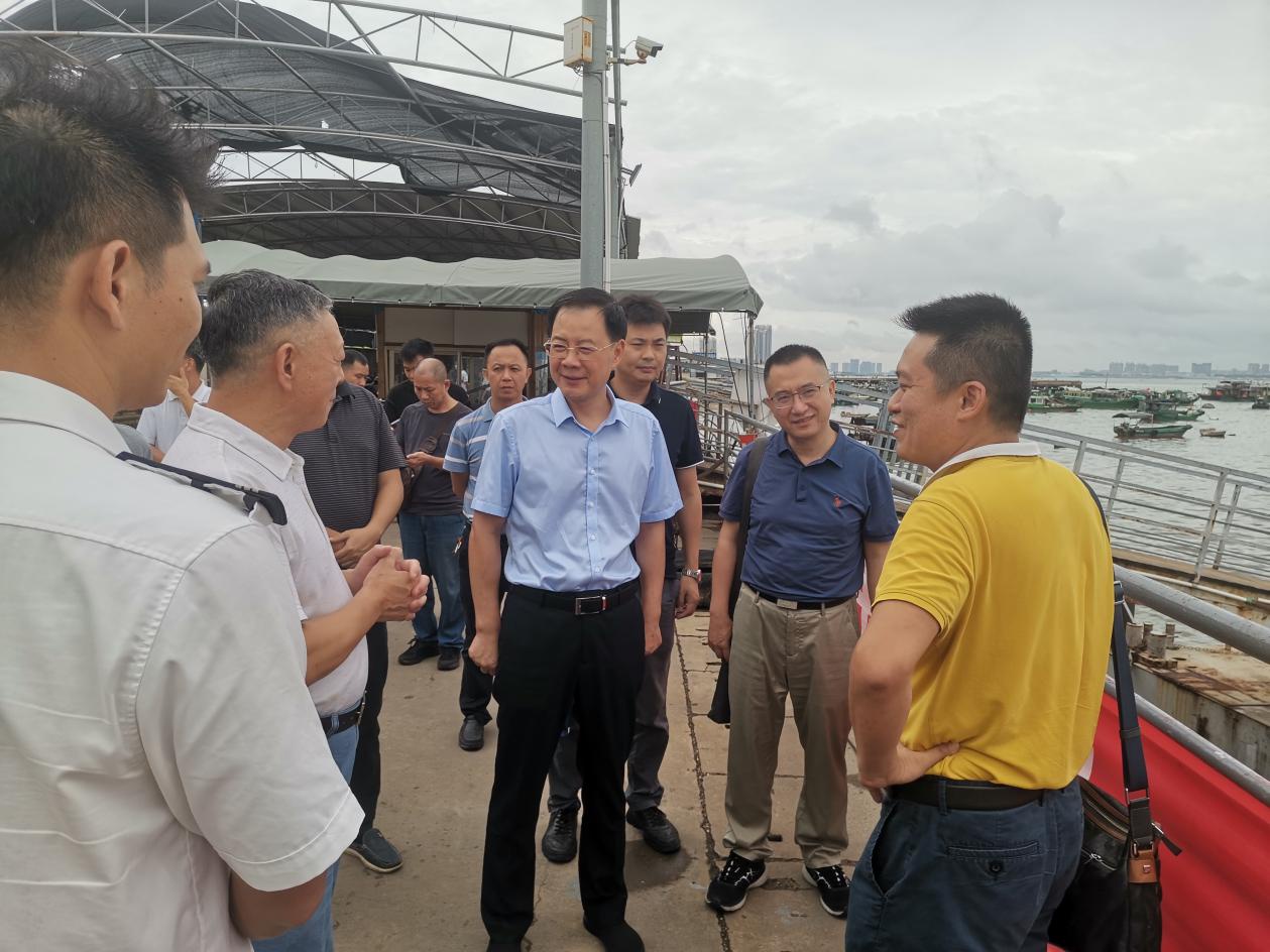 陈宗云副厅长赴粤西地区调研检查中秋,国庆节前安全生产和疫情防控