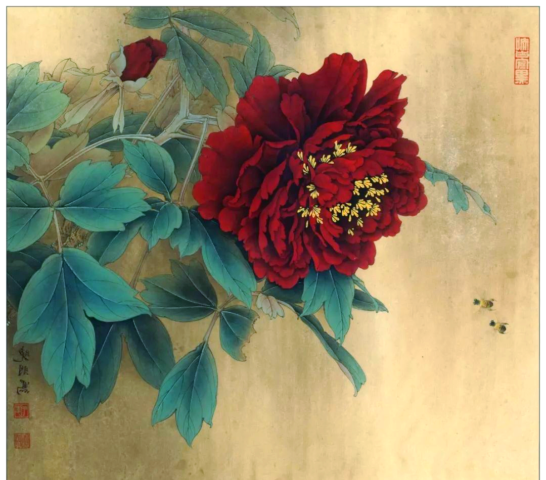 李晓明工笔牡丹《大宋紫》的绘制技巧与步骤详解