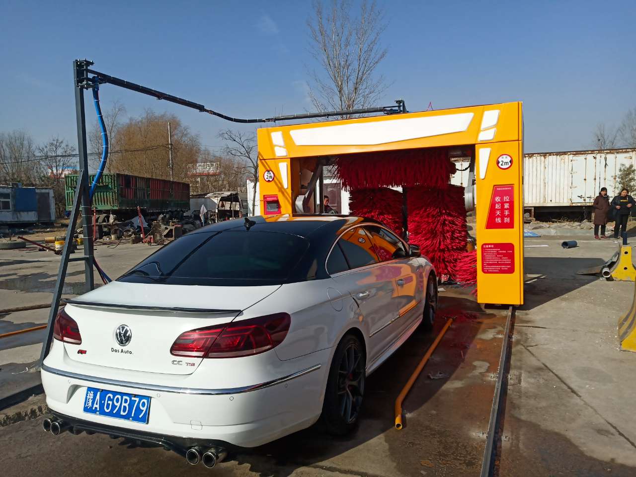 热烈庆祝卡乐仕全自动洗车机入驻河南濮阳石化加油站!