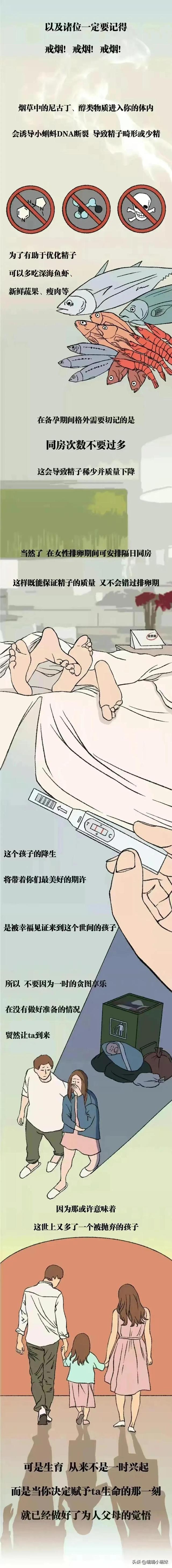 漫画 成熟的成年男女在造娃需要做哪些准备?