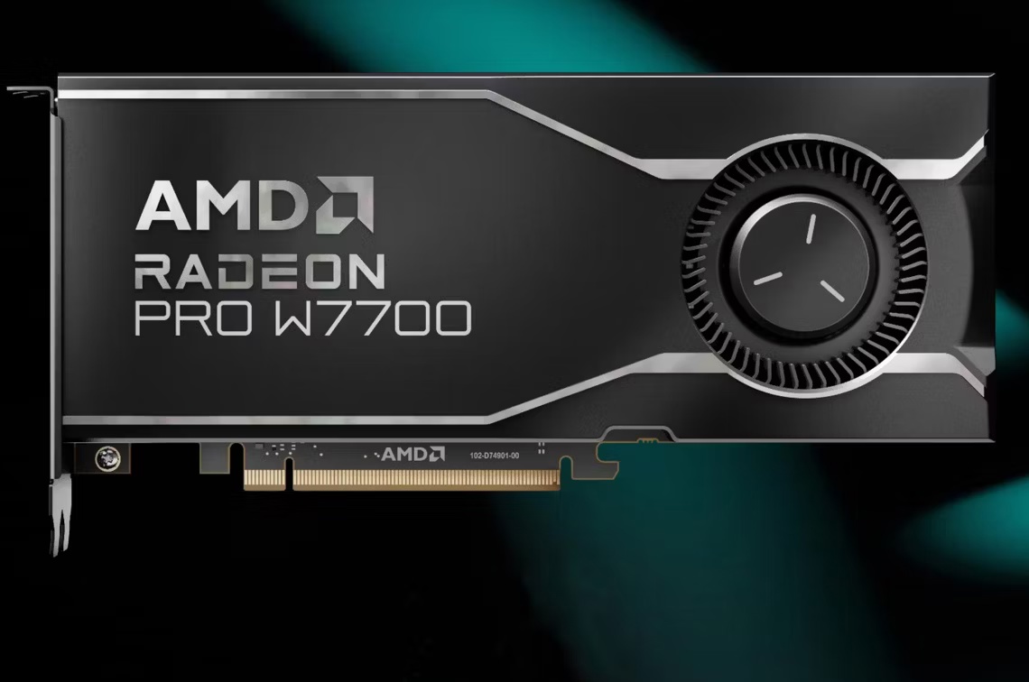 amd radeon pro w7700工作站显卡发布,号称1000美元以下最强