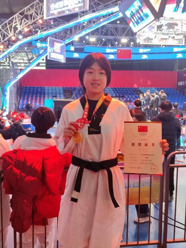 成都18岁小将陈珈瑜入选跆拳道国家队