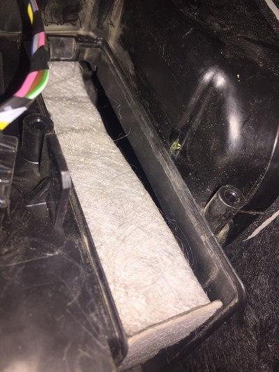 17款逍客更换空调滤芯