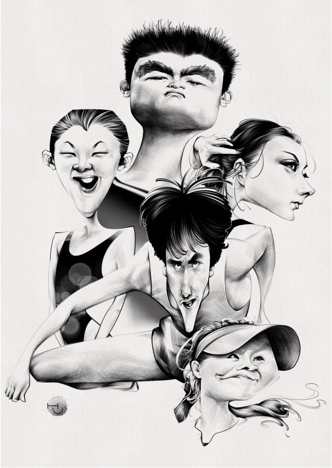 猜作品赢奖品!3000余幅幽默画为亚运打call