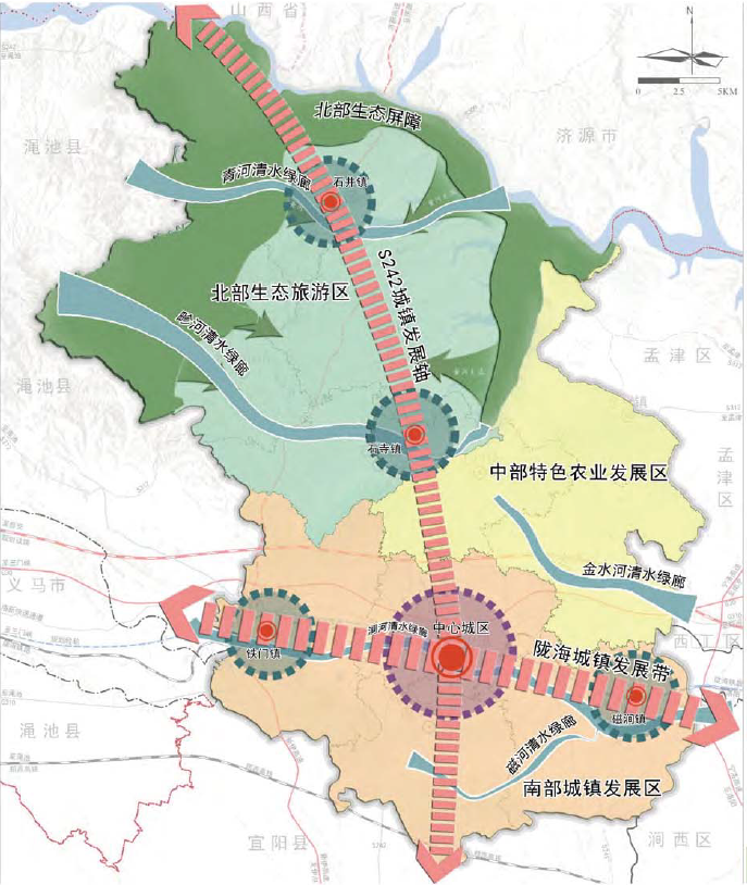 洛阳市及7县国土总体空间规划2021