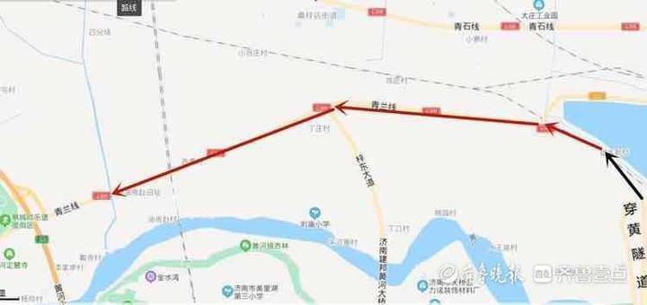 青岛309国道全程线路图图片