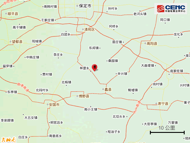 河北省保定市蠡县地图图片