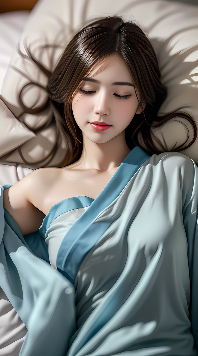 和服小姐姐的睡美人时刻:甜美睡姿图集(ai20)