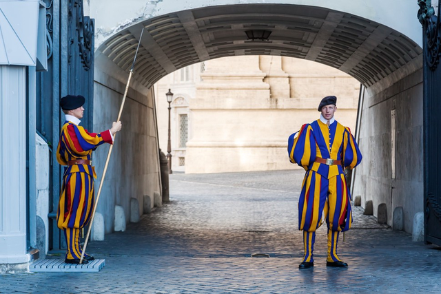 梵蒂冈的瑞士卫队,专门保卫教皇,薪资待遇如何?