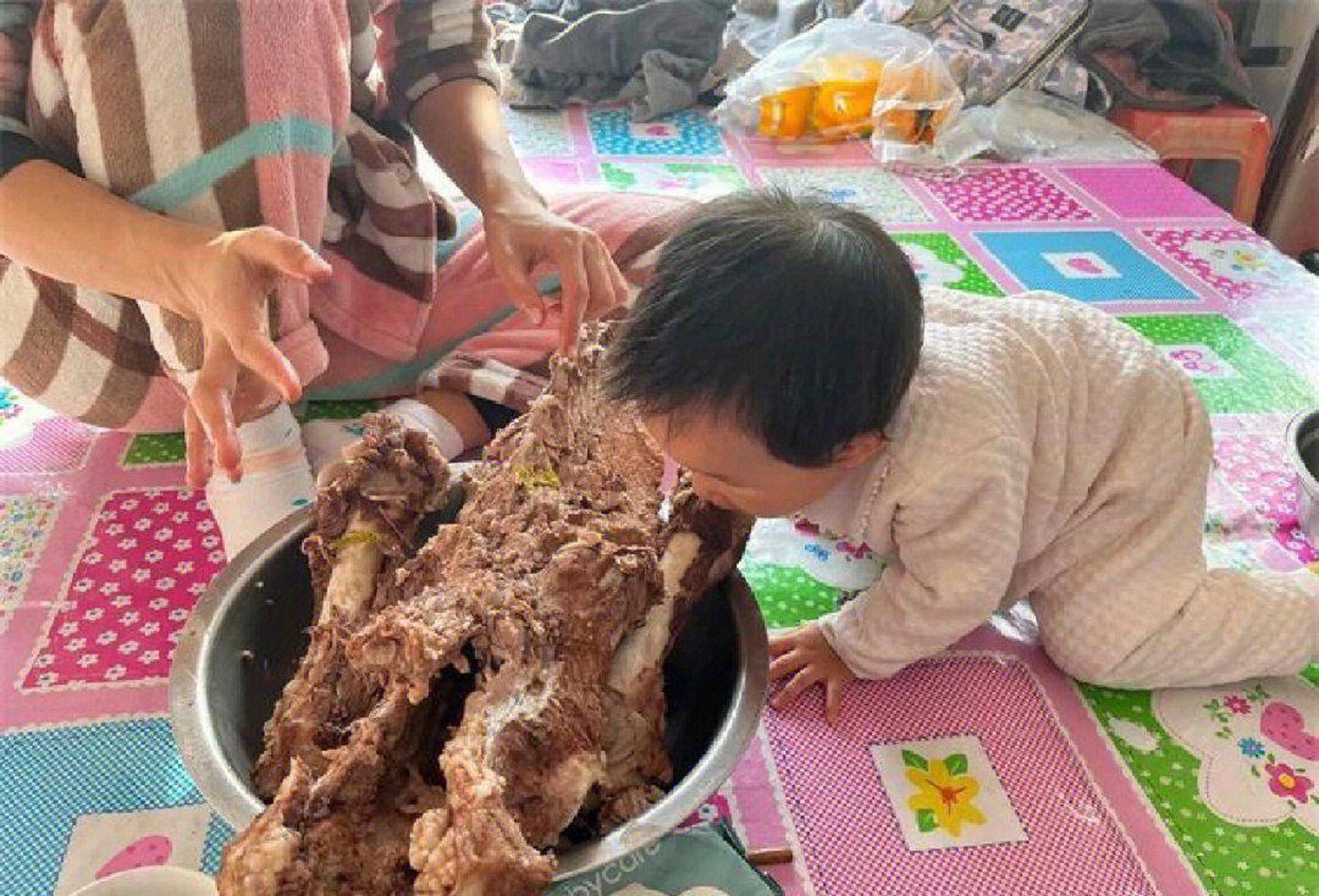 一看就是家里有矿,普通人家哪能这么吃