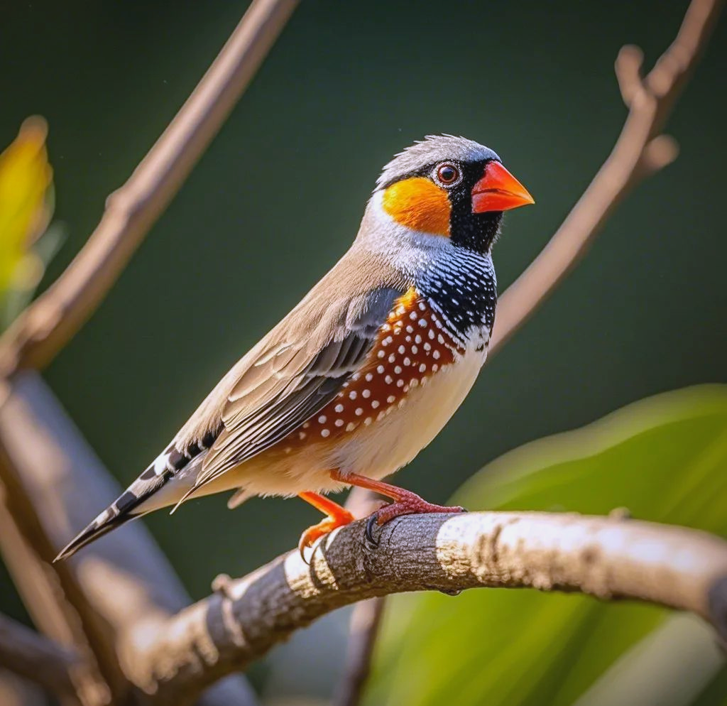 珍珠鸟:小巧多彩的"林间精灵",展现独特生活习性