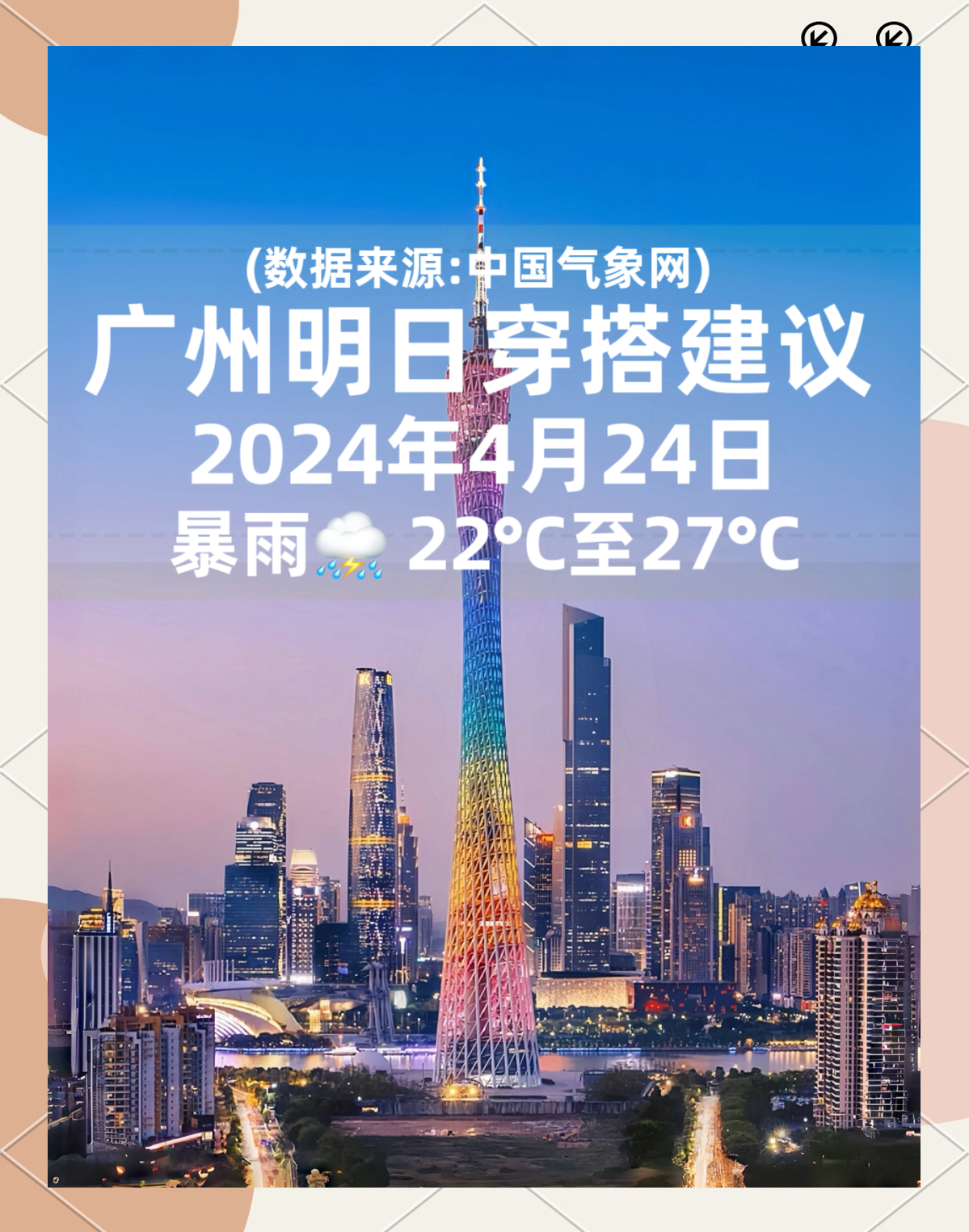广州明天天气天气大全