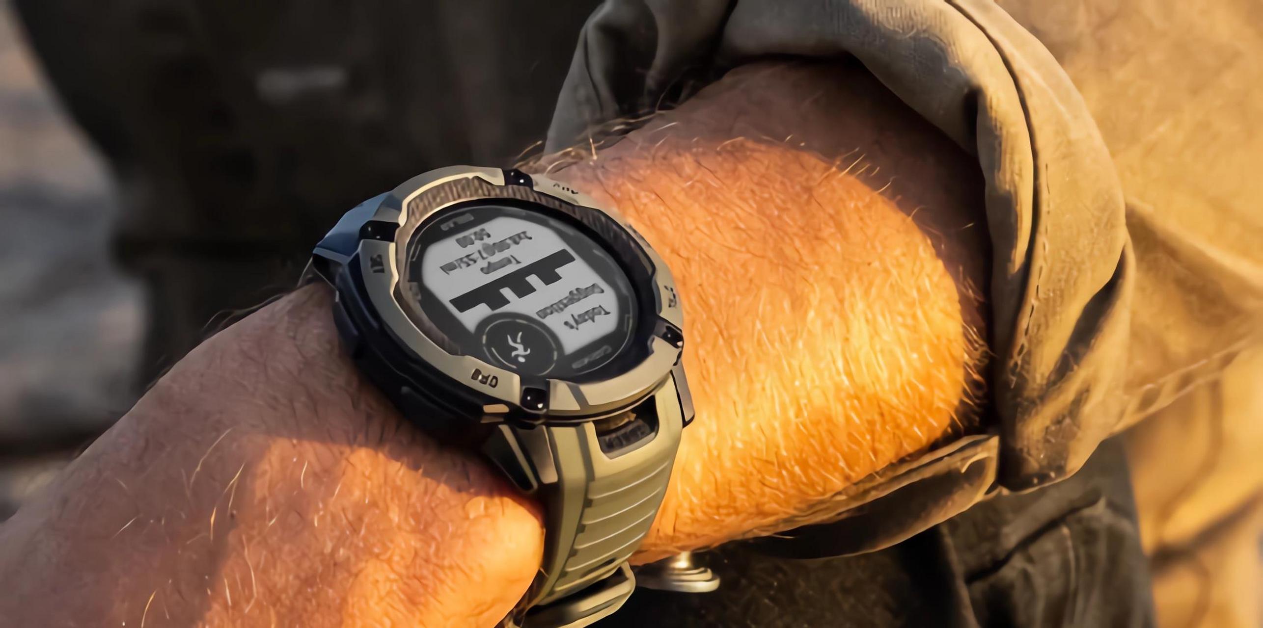 专业导航品牌佳明发布了旗下本能系列的新款智能运动手表instinct 2x