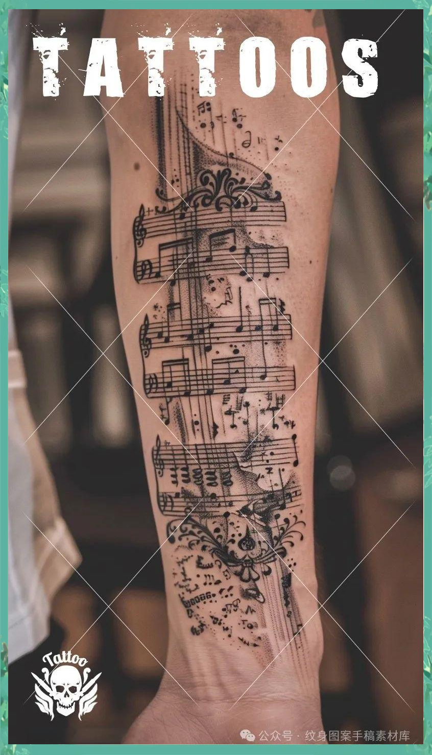 纹身手稿:音乐与肌肤的永恒交响
