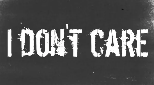 我不在乎英语怎么写