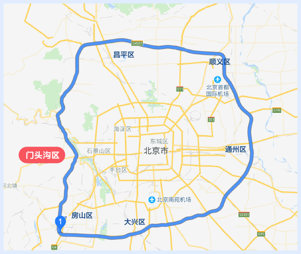 昌平区在北京几环图片