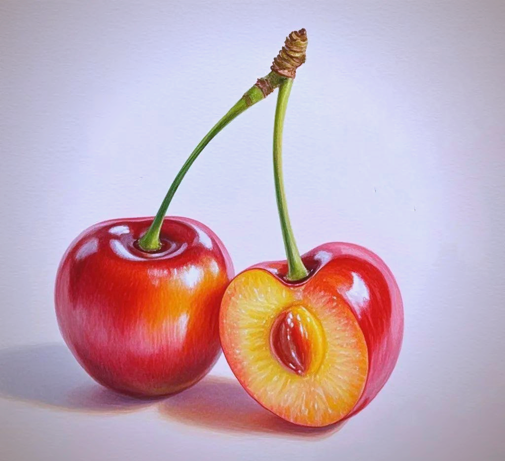 惊艳至极!众多超写实彩铅佳作,带你领略视觉盛宴!