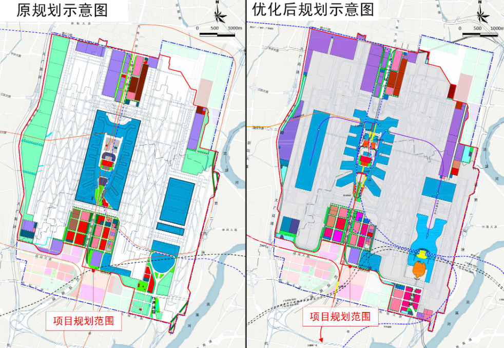 白云机场控规修编方案公示 规划6条高铁,5条城际