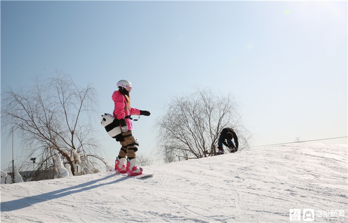 东营桃花岛滑雪场图片