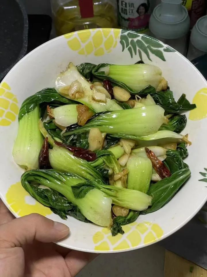 炒青菜图片真实图片