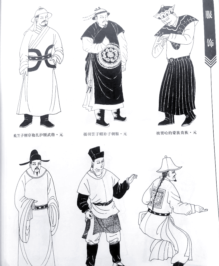 元朝服饰的多样风格与融合之美