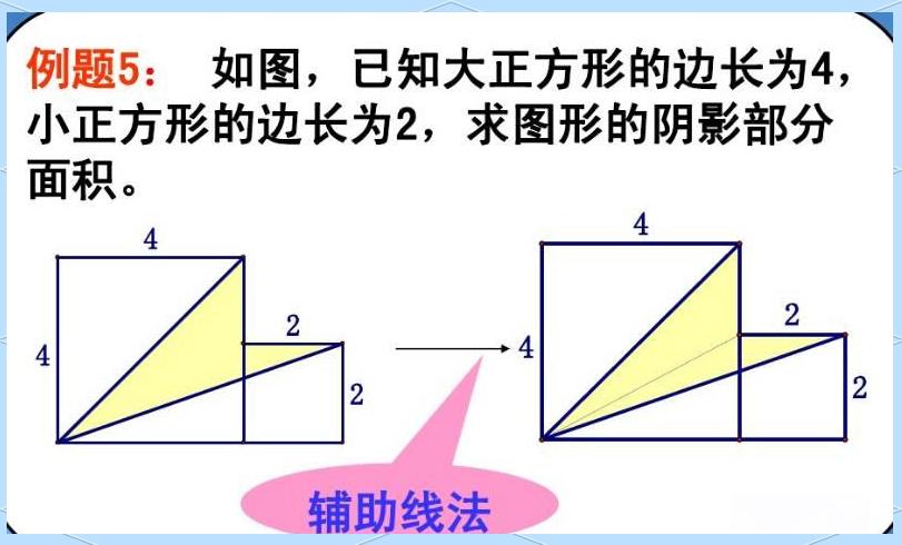包含小学图形面积转换技巧（割补法）的词条