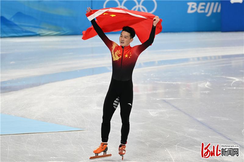 组图|中国选手任子威获得短道速滑男子1000米金牌