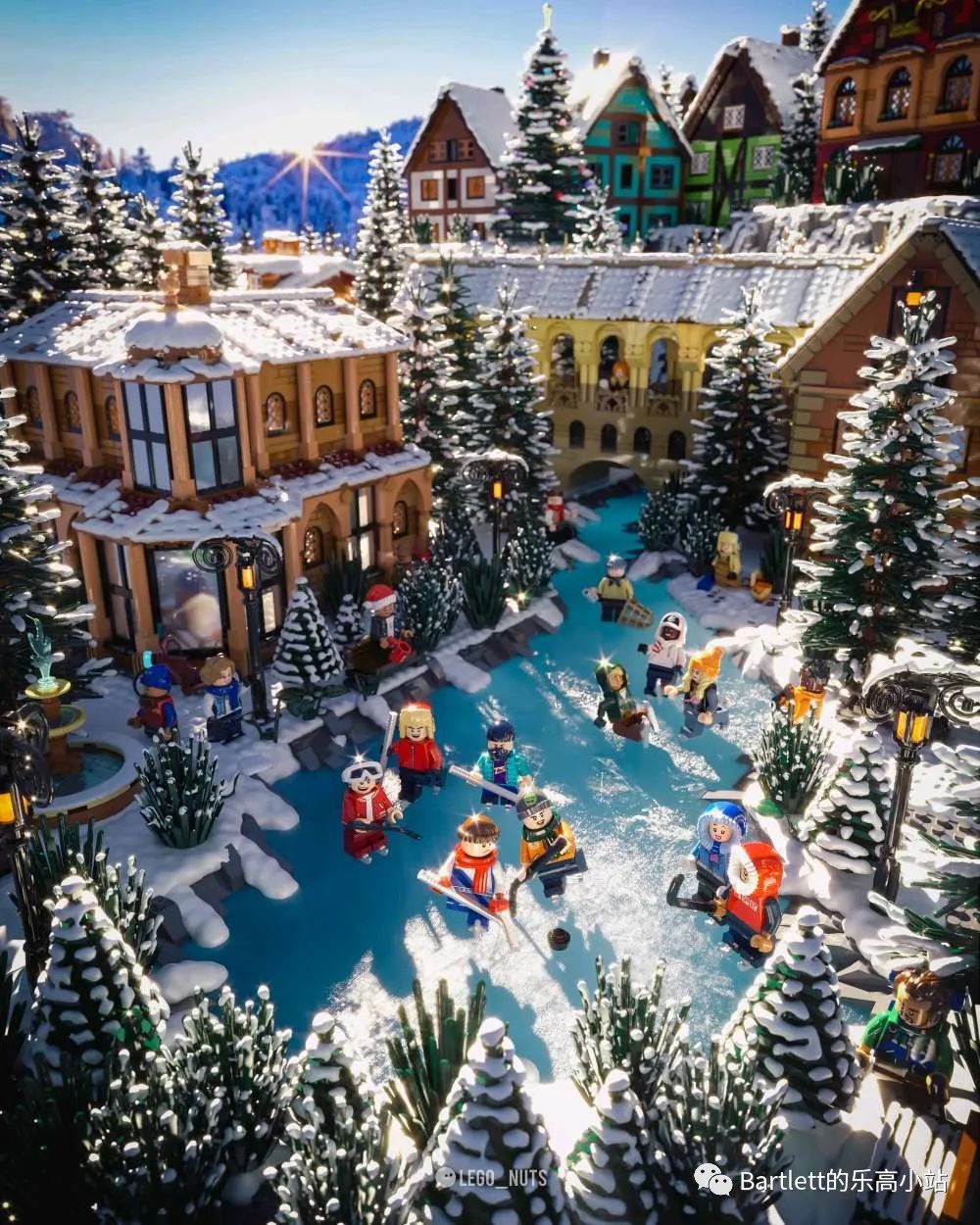 今天和大家分享一系列乐高摄影大神lego_nuts的作品,这些作品有些是