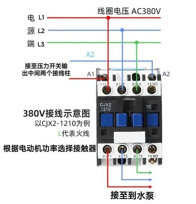 无塔供水器接线示意图图片