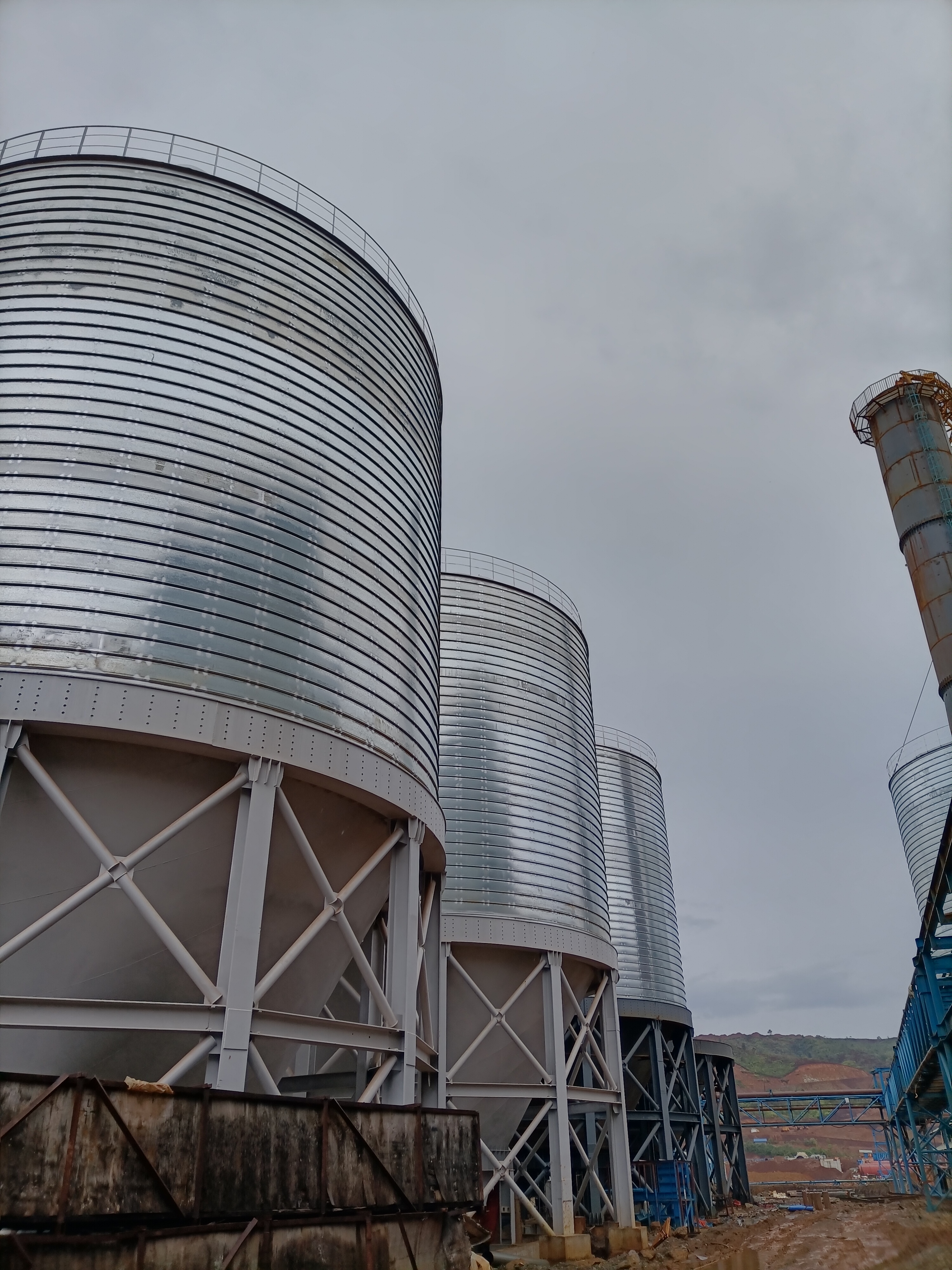 钢板库 石料环保仓 粉煤灰储存仓——大正钢板仓