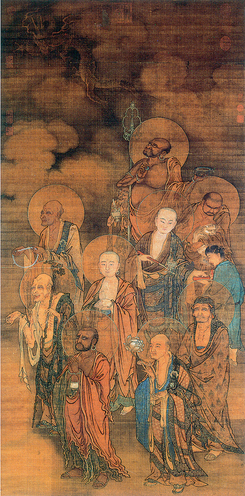 榆林悬空寺万佛洞明代观音罗汉壁画考察