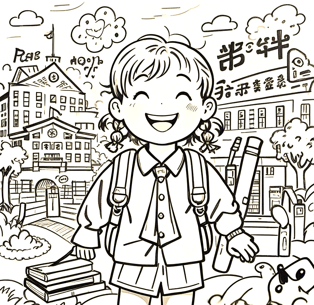 让我们携手用画笔捕捉开学季的每一个动人场景,将这些美好时刻永远