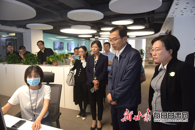 武威市委常委,宣传部部长梁朝阳一行来甘肃新媒体集团考察交流