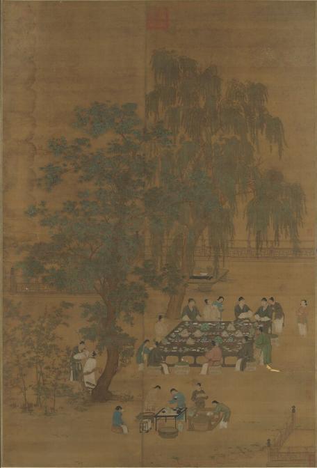 每周鉴赏丨[宋]赵佶《文会图》